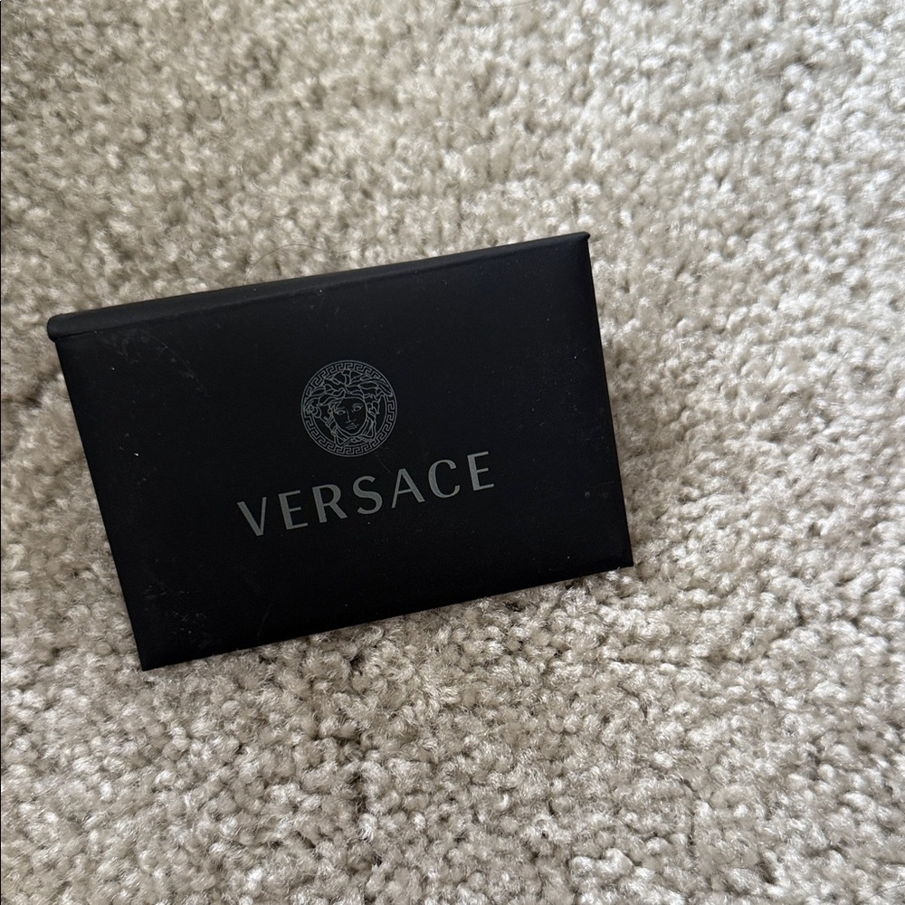 AUTHENTIC Versace Shimmering Purple High-Top Sneakers - Picture 5 of 6